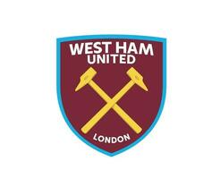 West Ham United Club Logo Symbol Premier League Football Abstract Design Vector Illustration