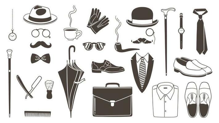 Men Accessories Vector Art, Icons, and Graphics for Free Download