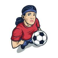 fifa De las mujeres mundo taza vector ilustración