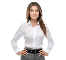 Business woman. Illustration AI Generative png