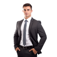 Business man. Illustration AI Generative png