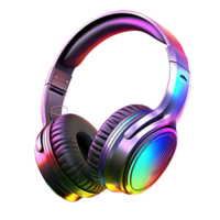 Headphones isolated. Illustration AI Generative png