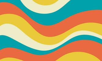 Vintage retro groovy background vector