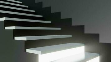 Stairs LED Light Background video