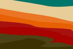 Abstract background texture of wave lines in trendy colorful Autumn bright shades. Vector. EPS vector