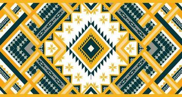 The geometric ethnic pattern of traditional style. Navajo, America Indian patterns. Design for background, wallpaper, clothing, wrapping, Batik, fabric, and prints. Vector illustration.