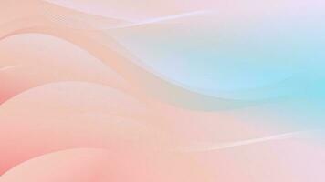 Abstract Gradient pink blue liquid Wave Background vector