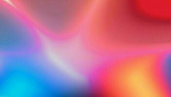 AIGenerative, Holographic foil. Iridescent Foil. Glitch Hologram. Pastel neon rainbow. Ultraviolet metallic paper. Template for presentation. Cover to web design. Abstract colorful gradient. photo