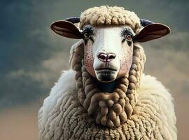 sheep ai generated photo