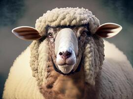 sheep ai generated photo