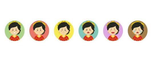 West Nusa Tenggara Avatar with Various Expression vector