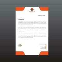 Letterhead Design Corporate Identity vector