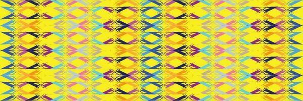 Sari indian seamless pattern. Tribal art border abstract print. Ethnic ornament.  Repeating background texture. Fabric, cloth design vector