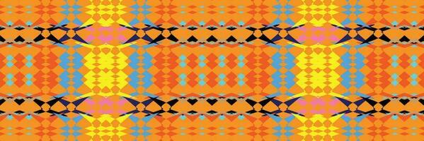Sari indian seamless pattern. Tribal art border abstract print. Ethnic ornament.  Repeating background texture. Fabric, cloth design vector