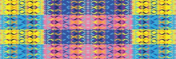Sari indian seamless pattern. Tribal art border abstract print. Ethnic ornament.  Repeating background texture. Fabric, cloth design vector
