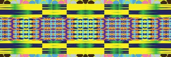 Sari indian seamless pattern. Tribal art border abstract print. Ethnic ornament.  Repeating background texture. Fabric, cloth design vector