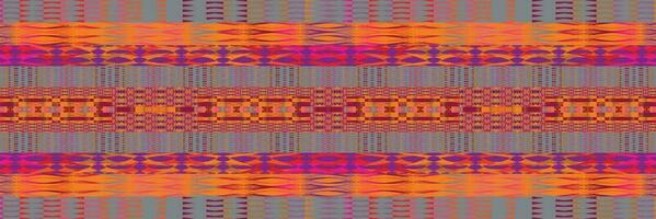 Sari indian seamless pattern. Tribal art border abstract print. Ethnic ornament.  Repeating background texture. Fabric, cloth design vector