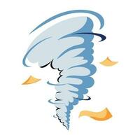 Trendy Tornado Concepts vector