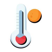 Trendy Summer Temperature vector