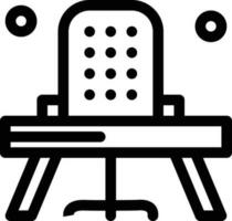 office chair line icon for download vector