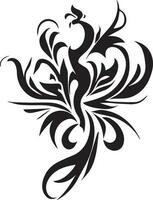 Tribal vector tattoo design illustration art