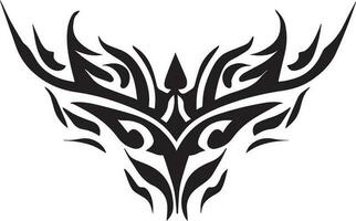 Tribal vector tattoo design illustration art