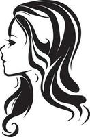 Women face tattoo design illustration vector art