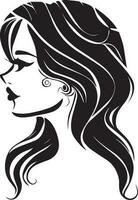 Women face tattoo design illustration vector art