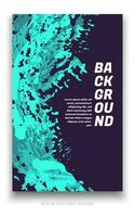 Abstract grunge background cover design with brush strokes concept. Design element for posters, magazines, book covers, brochure template, flyer, presentation. vector