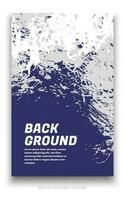 Abstract grunge background cover design with brush strokes concept. Design element for posters, magazines, book covers, brochure template, flyer, presentation. vector