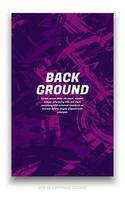 Abstract grunge background cover design with brush strokes concept. Design element for posters, magazines, book covers, brochure template, flyer, presentation. vector