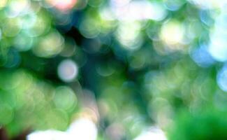 Abstract bokeh pastel background. Bokeh light, shimmering blur spot lights on multicolored abstract background photo