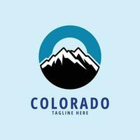 colorado line art design logo illustration icon vector