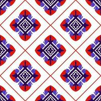 Seamless pattern retro vintage style 90 boho batik pattern tribal ethnic seamless. photo