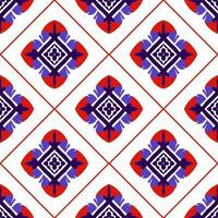 Seamless pattern retro vintage style 90 boho batik pattern tribal ethnic seamless. photo