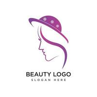 belleza logo vector ilustración diseño modelo.