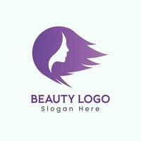 belleza logo diseño vector ilustración modelo