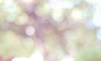 Abstract bokeh pastel background. Bokeh light, shimmering blur spot lights on multicolored abstract background photo
