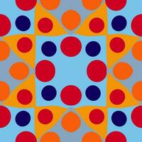 Seamless pattern retro vintage style 90 70s or 80s on Seamless pattern design. photo