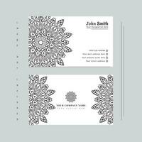 Modern minimal mandala business card design for all vector