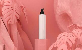 Display background for Cosmetic product presentation. photo