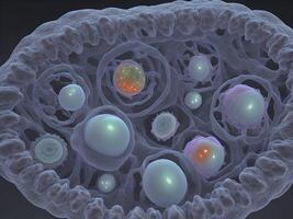 Human cell microscope background. . photo