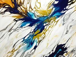 marble ink abstract art from exquisite original painting for abstract background. . photo