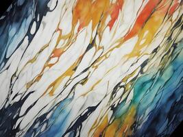 marble ink abstract art from exquisite original painting for abstract background. . photo