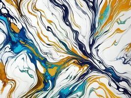 marble ink abstract art from exquisite original painting for abstract background. . photo