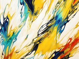 marble ink abstract art from exquisite original painting for abstract background. . photo