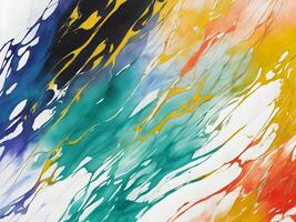 marble ink abstract art from exquisite original painting for abstract background. . photo