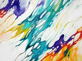 marble ink abstract art from exquisite original painting for abstract background. . photo