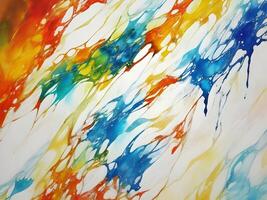 marble ink abstract art from exquisite original painting for abstract background. . photo