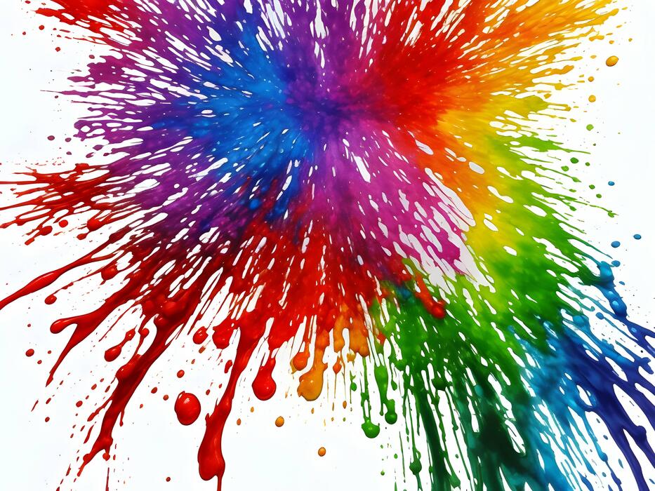 Rainbow Paint Splatter Stock Photos, Images and Backgrounds for Free